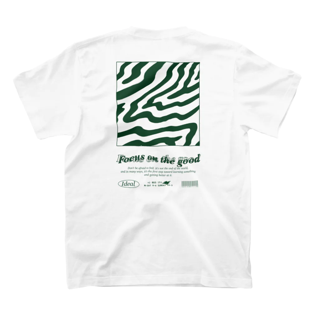 shimuko shopのFocus on the good Regular Fit T-Shirtの裏面