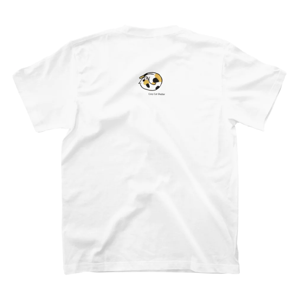 CozyCatShelter のCozyCatShelter スタンダードTシャツの裏面