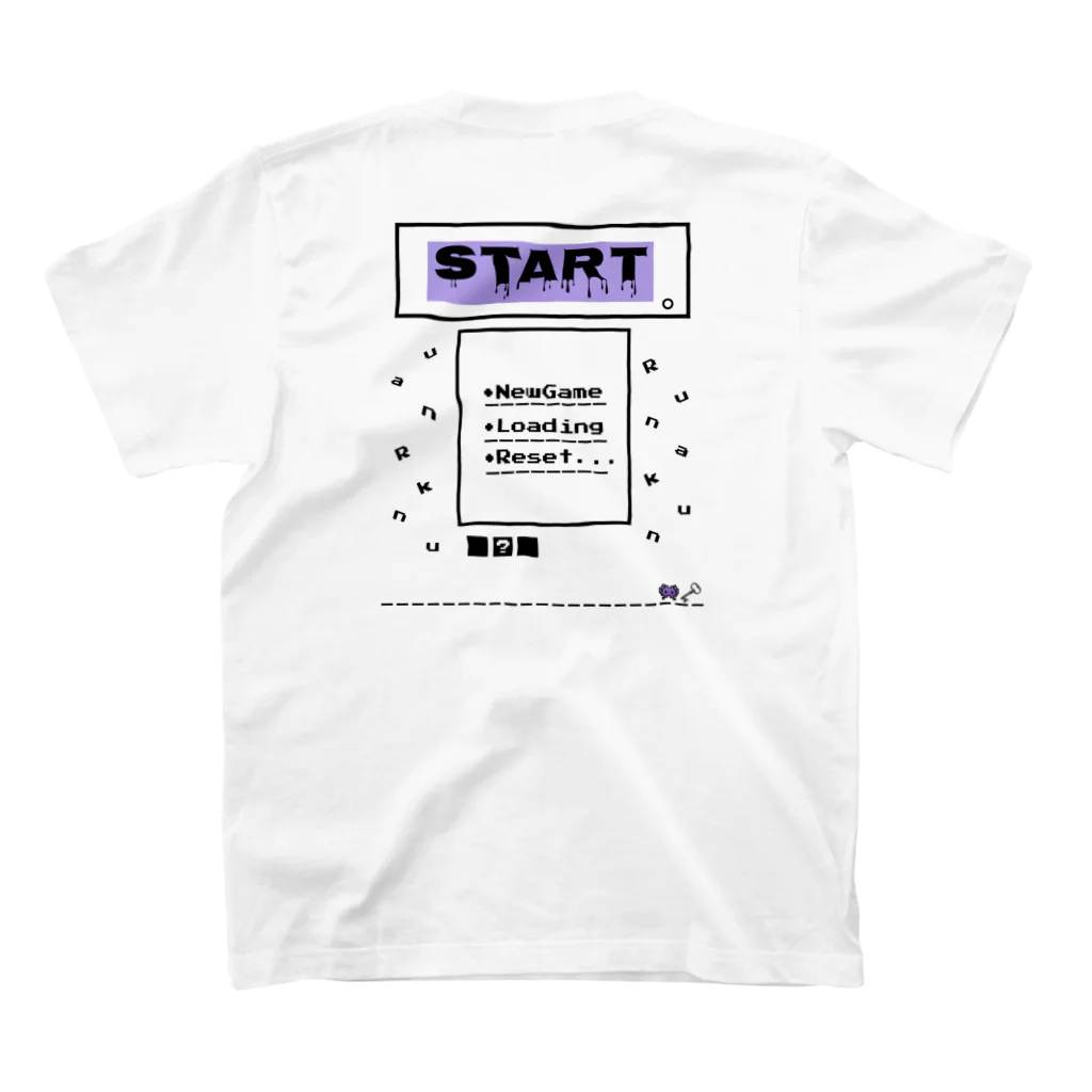 るなくんしょっぷ。👾🗝のSTART スタンダードTシャツの裏面