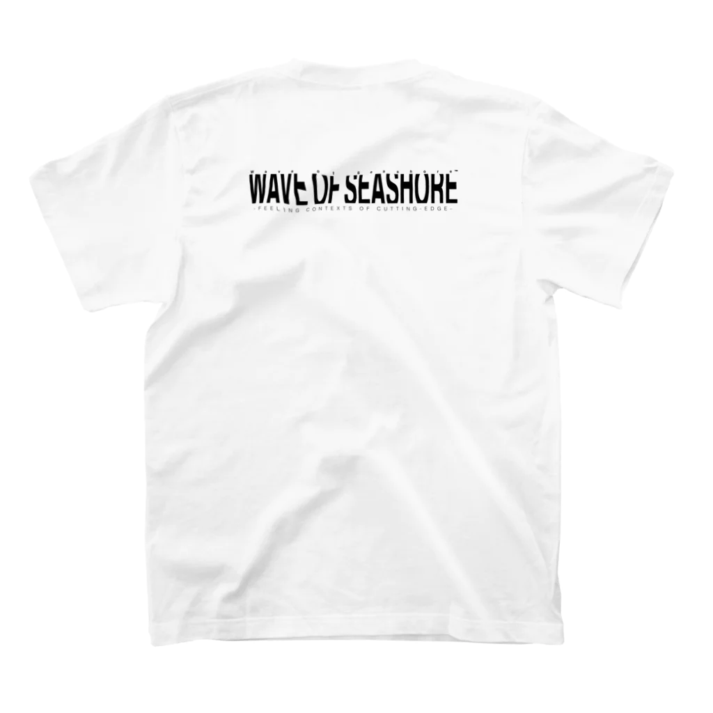 WAVE OF SEASHOREのWOS_logo01B Regular Fit T-Shirtの裏面