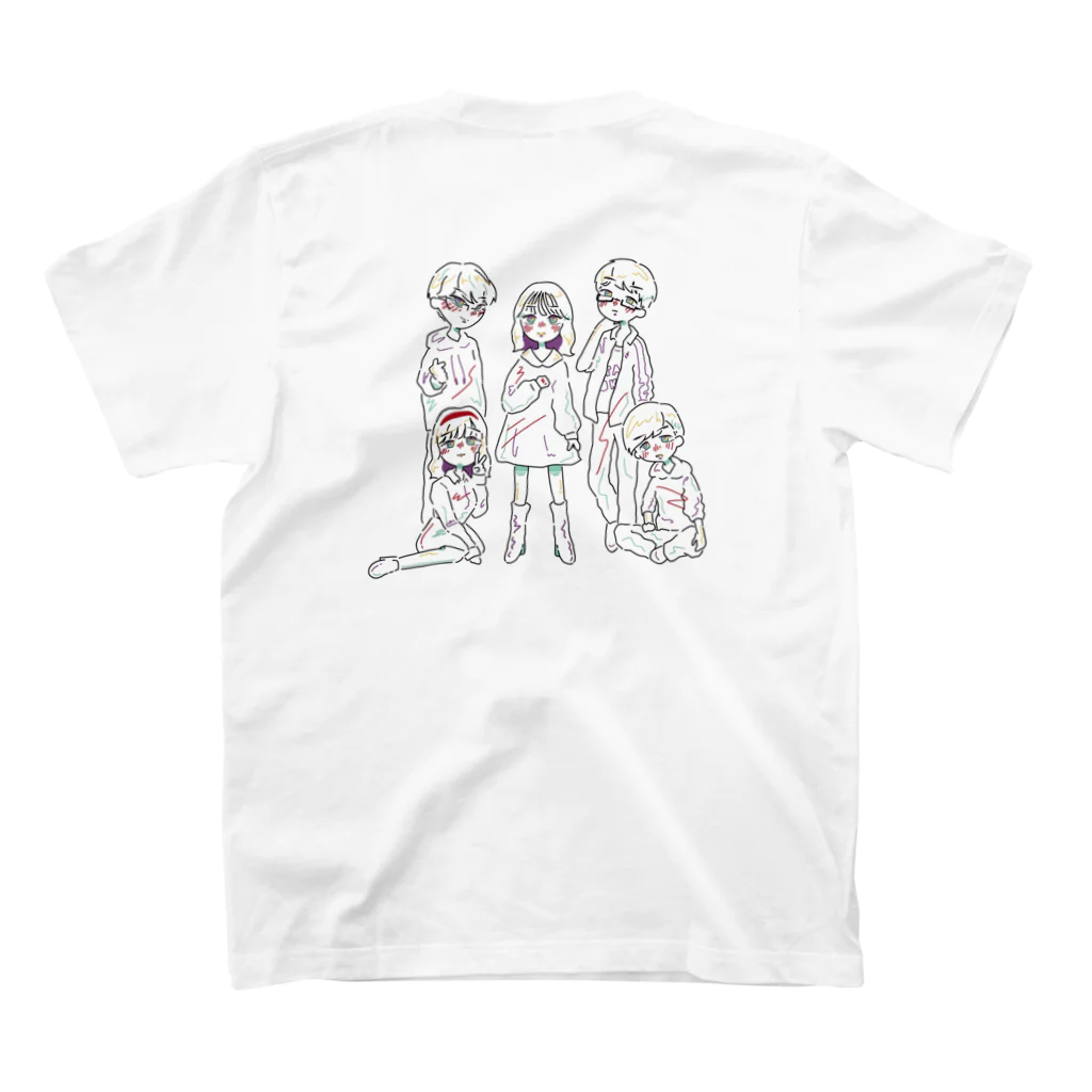 あたしたちタピオカの~夢は現で現は夢で~ Regular Fit T-Shirtの裏面