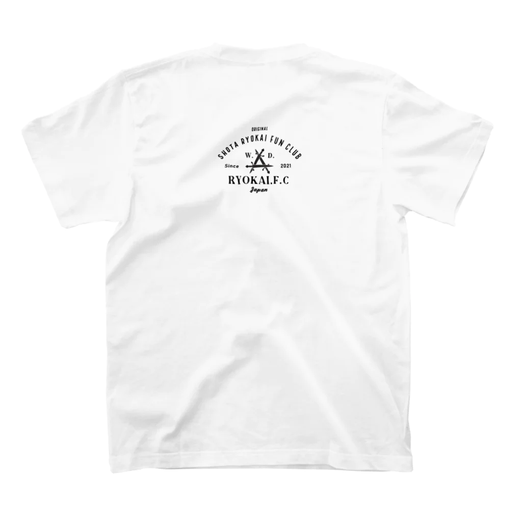 RYOKAI.F.CのFCTシャツ(白～淡色・カラフル）） スタンダードTシャツの裏面