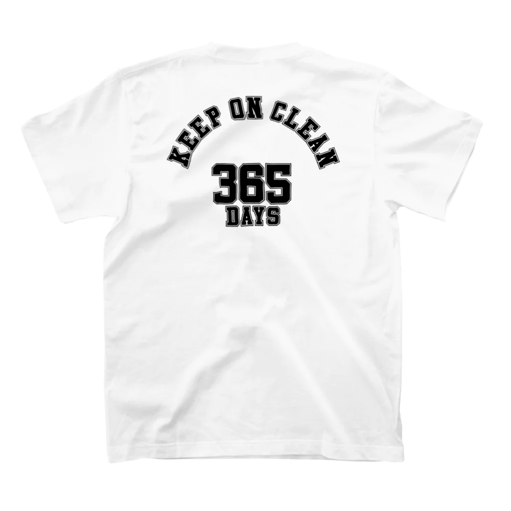 sadao_groupのCLEAN DAYS 365 #001 スタンダードTシャツの裏面