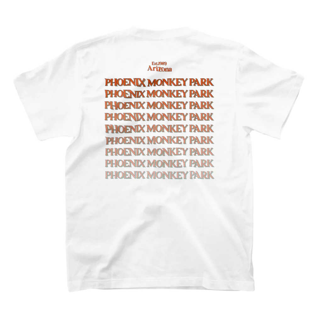 Parallel Imaginary Gift ShopのPOENIX MONKEY PARK スタンダードTシャツの裏面