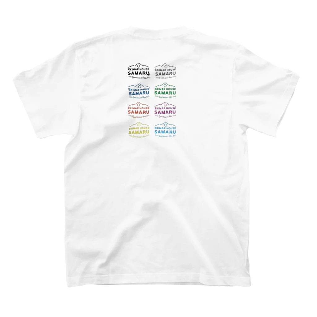 EkimaehouseSamaruのekimaehouseSamaru スタンダードTシャツの裏面