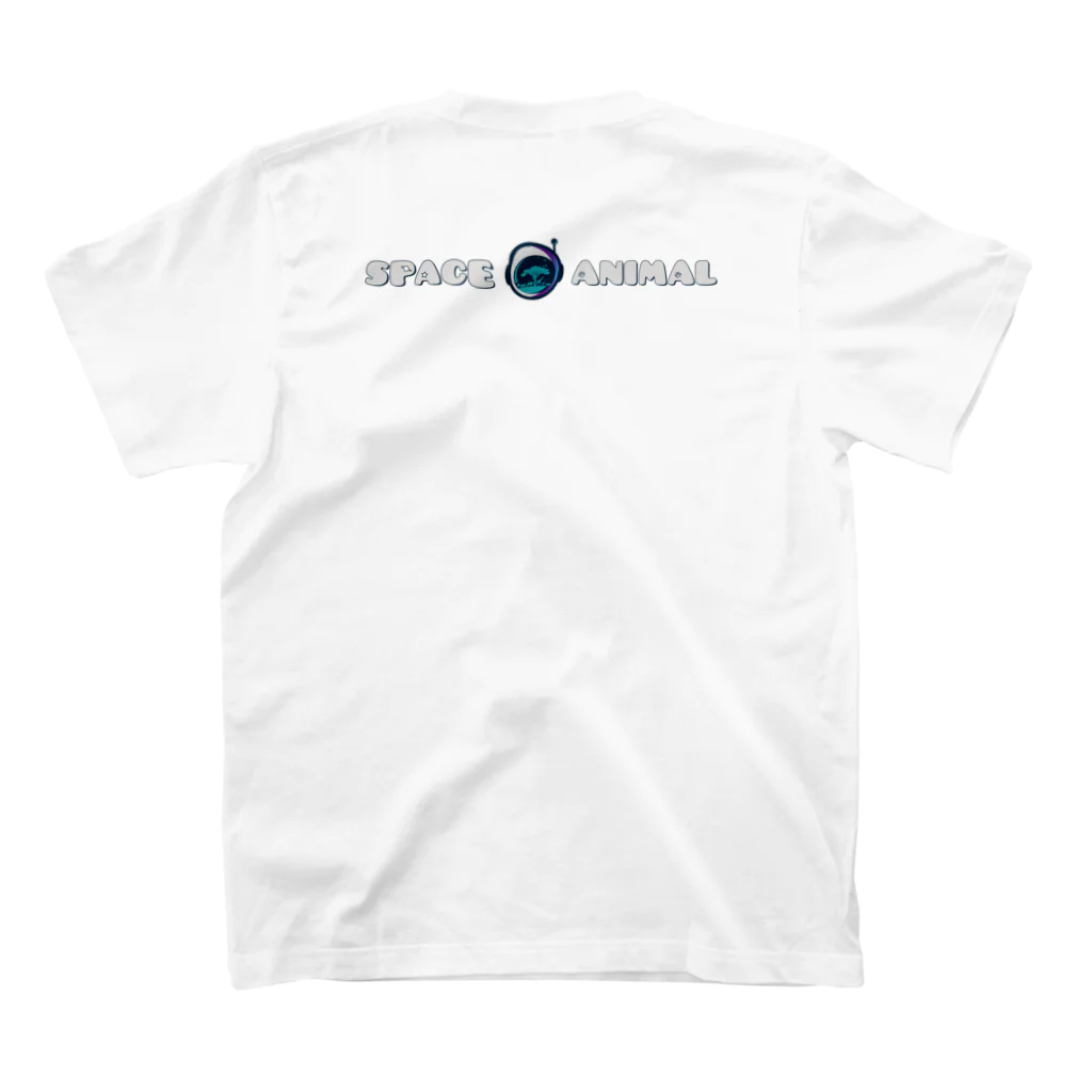 SpaceAnimal -スペースアニマル-の宇宙梟 スタンダードTシャツの裏面