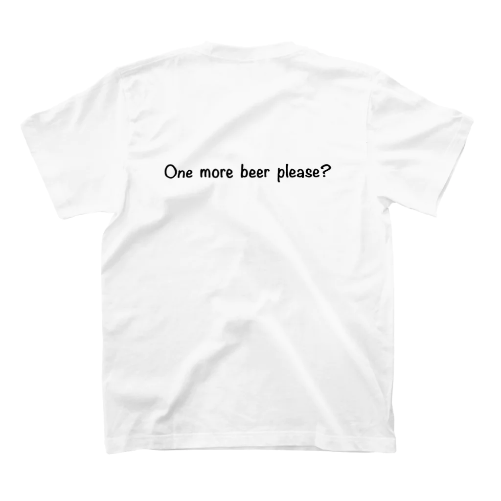 POSERのWhere is my beer TEE スタンダードTシャツの裏面