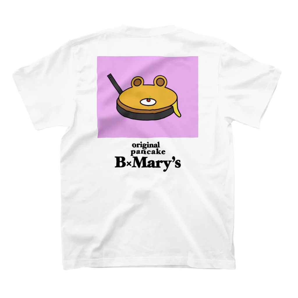 B×Mary’s のパンケーキ Regular Fit T-Shirtの裏面