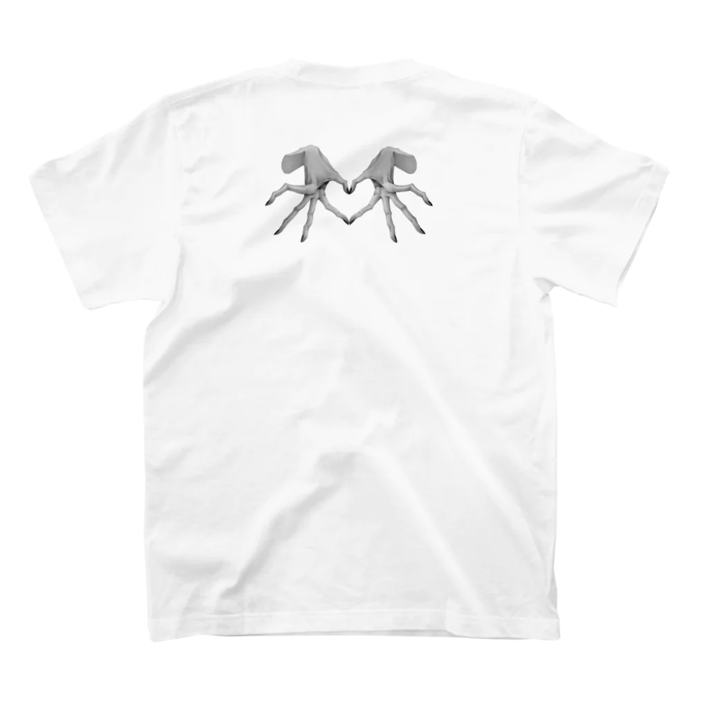 明墨のHandsign_HEART_3C スタンダードTシャツの裏面