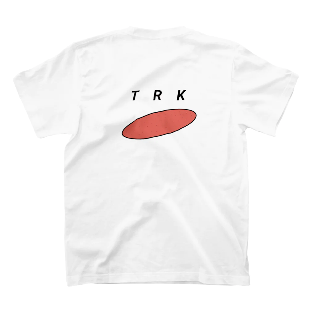 たらこのお買い物のTRKグッズ Regular Fit T-Shirtの裏面