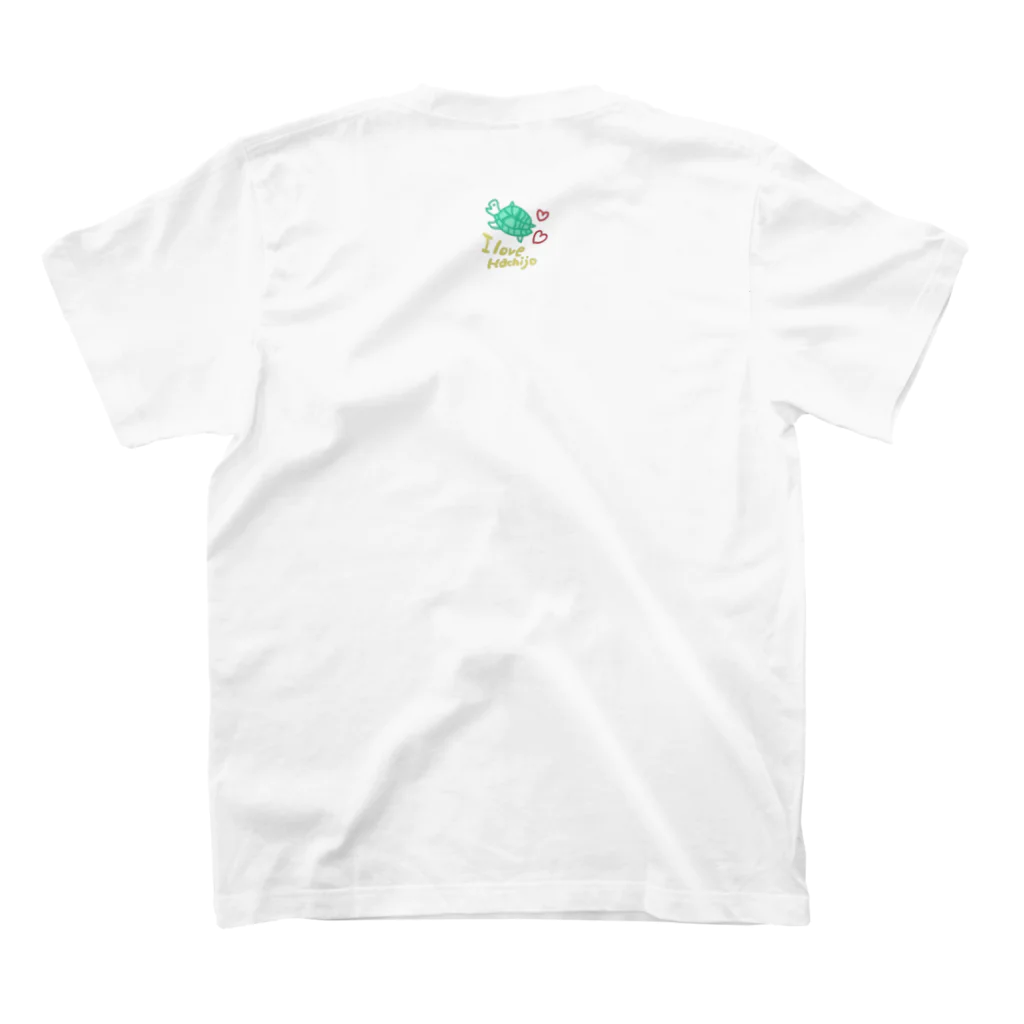 silbaのカメくん八丈島 スタンダードTシャツの裏面