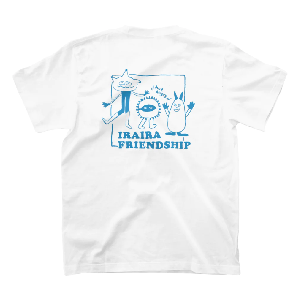 irairafriendshipのiraira friendship Regular Fit T-Shirtの裏面