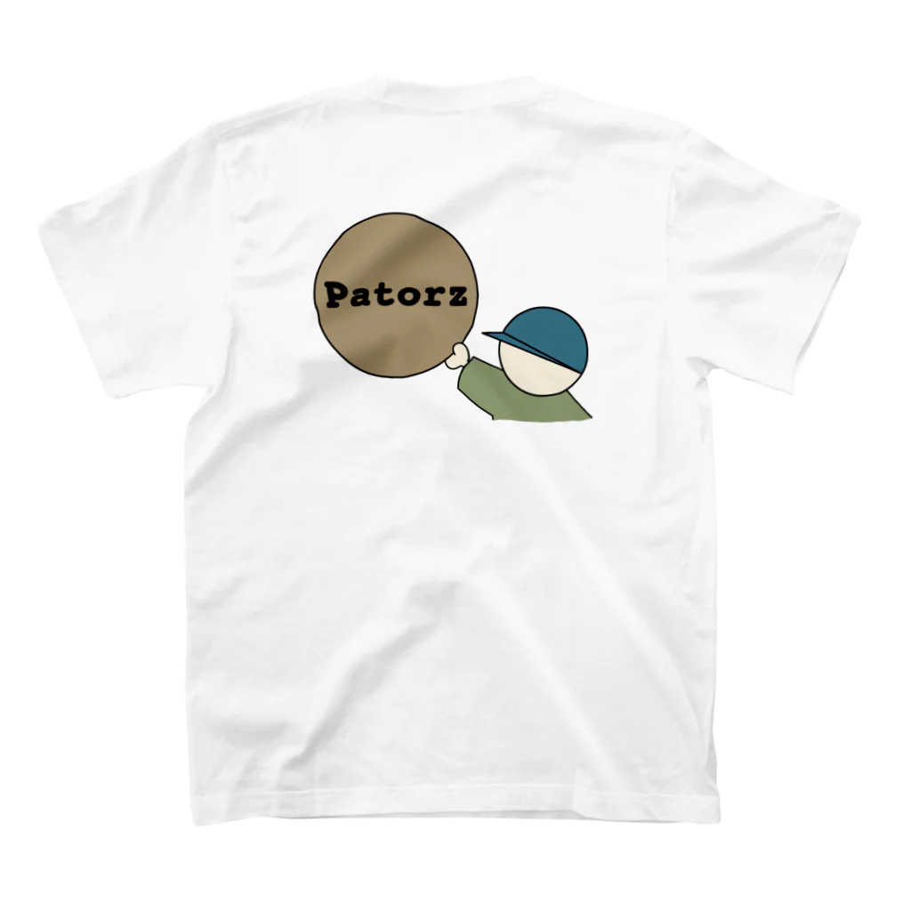 patorz(パトーズ)のP50 スタンダードTシャツの裏面
