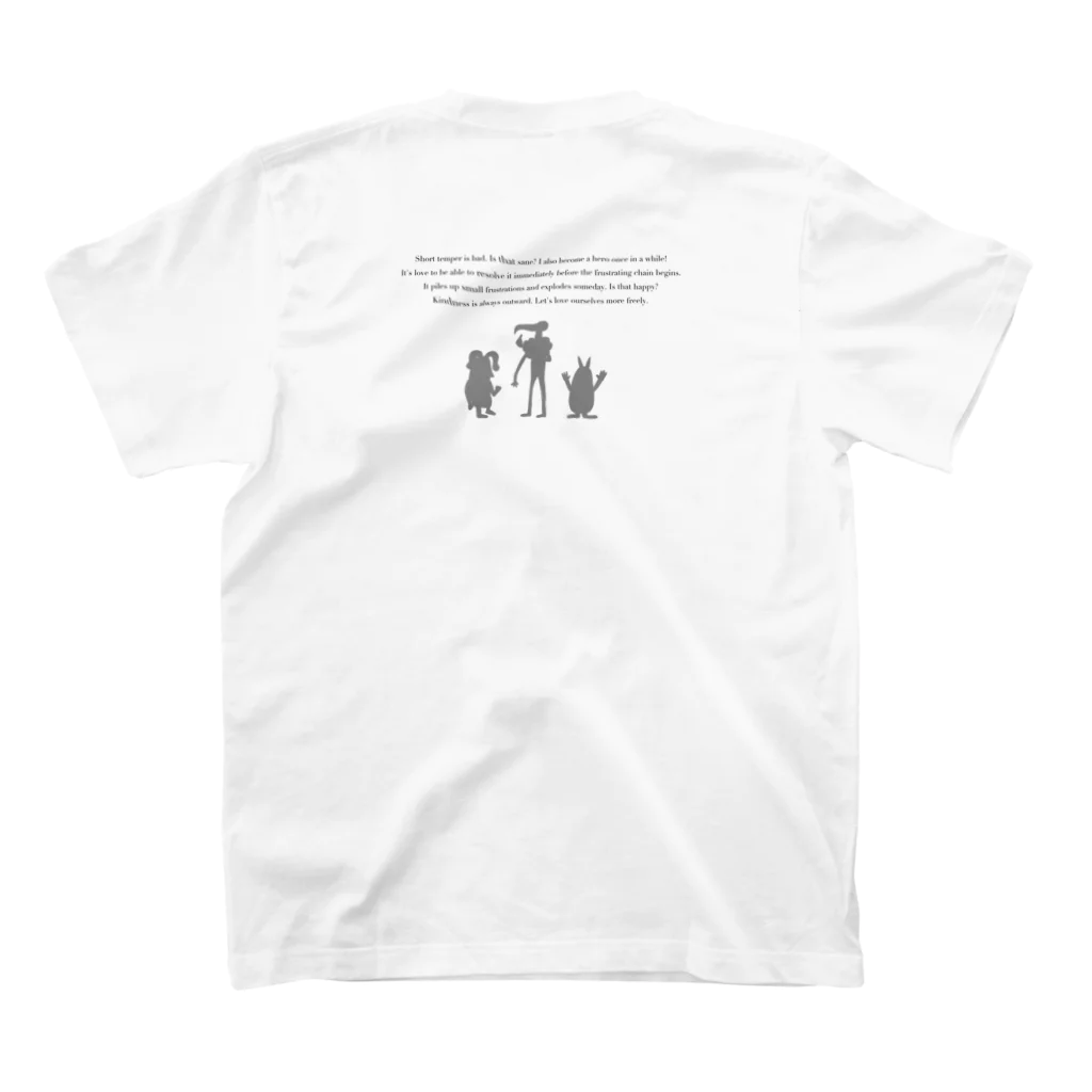 irairafriendshipのiraira friendship スタンダードTシャツの裏面