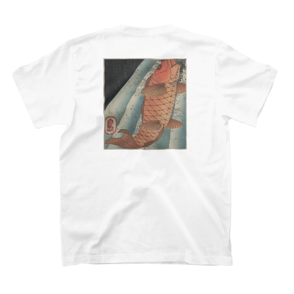 GoroLogoの日本画シリーズ2 Regular Fit T-Shirtの裏面