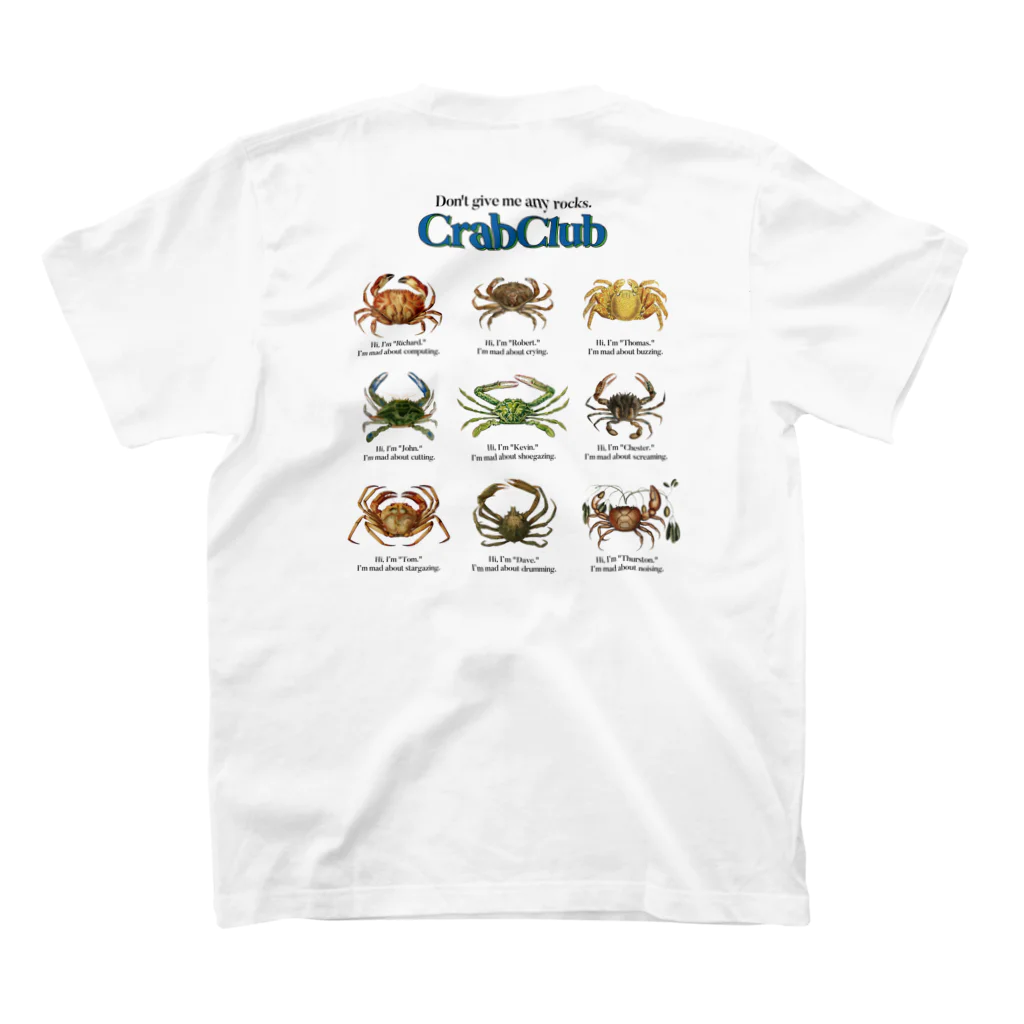 Parallel Imaginary Gift ShopのCrab Club Regular Fit T-Shirtの裏面