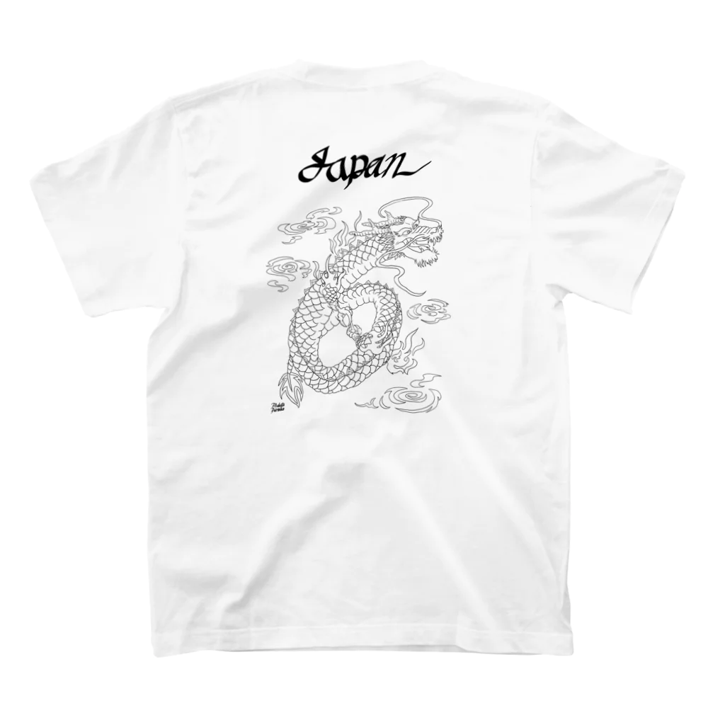 絵空神(Esora God)のドラゴンスクリプト　#6 スタンダードTシャツの裏面