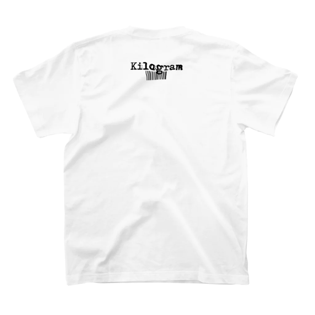 Kilogramのジロジロ スタンダードTシャツの裏面