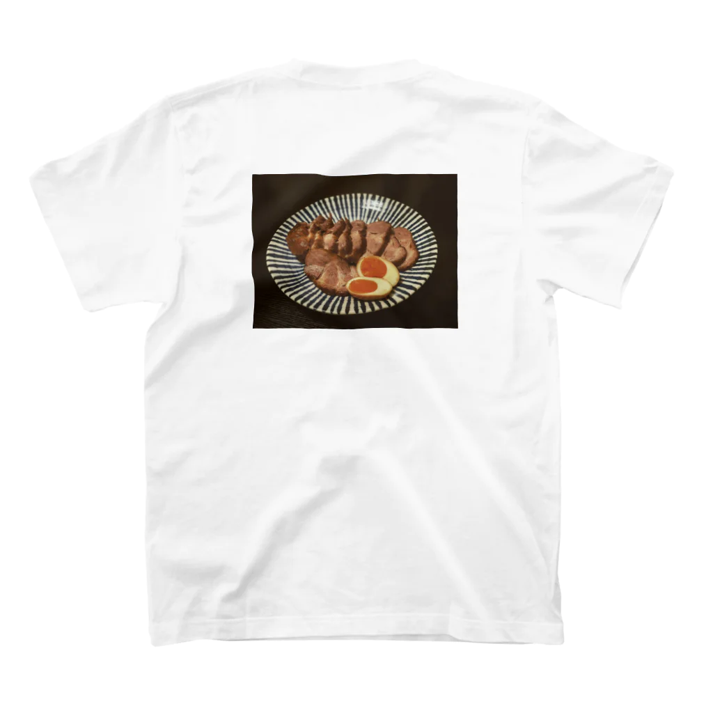 morina’sの美味しかったRoasted pork Regular Fit T-Shirtの裏面