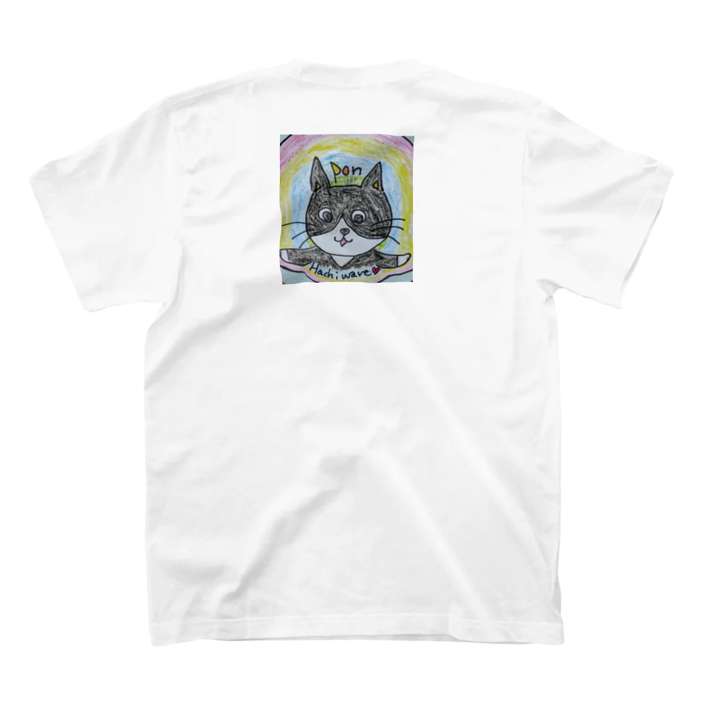 モフねこ部のおちりPON猫 スタンダードTシャツの裏面