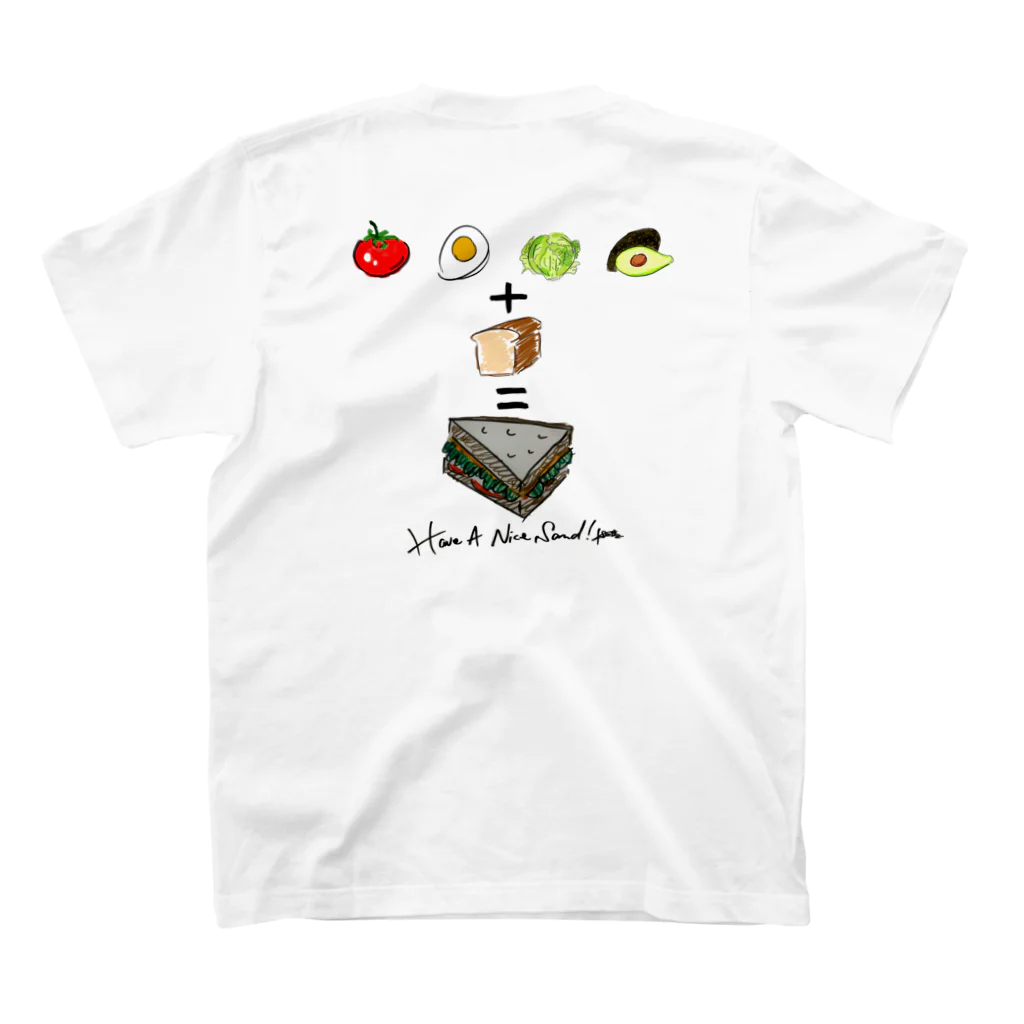 K’z Sand StoreのStandard Recipe Series スタンダードTシャツの裏面