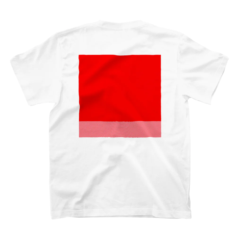 TONTOのHipnosis roja スタンダードTシャツの裏面