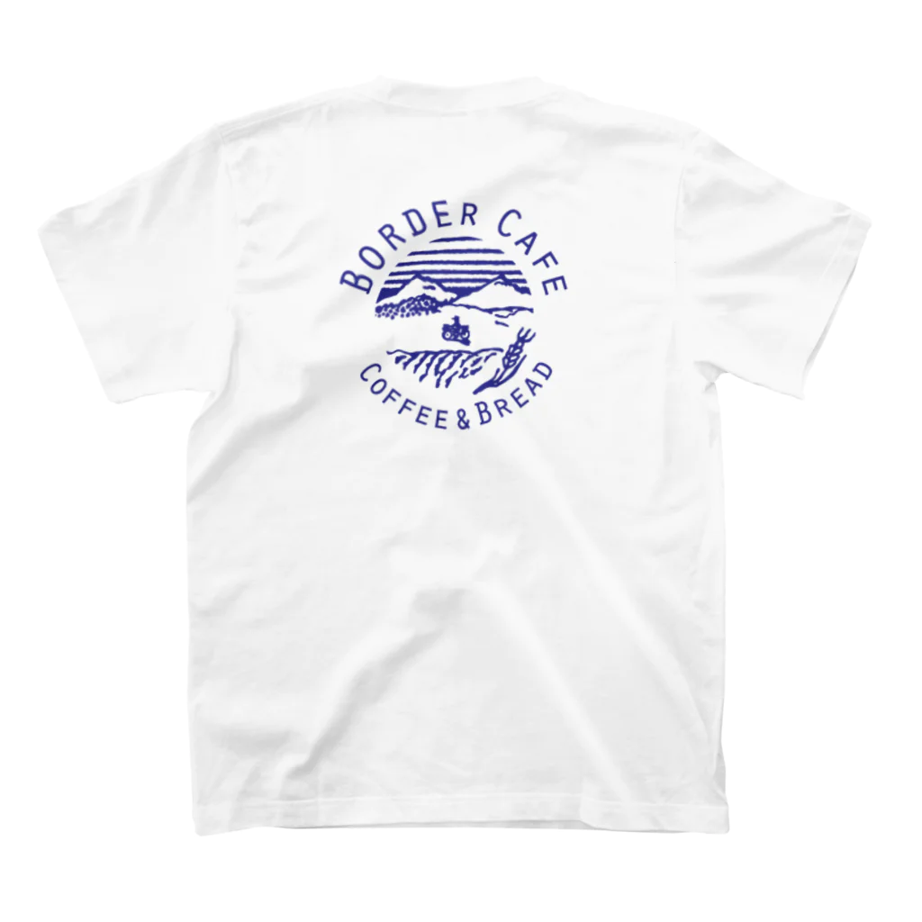 BORDER CAFEのBORDER ロゴシリーズ スタンダードTシャツの裏面