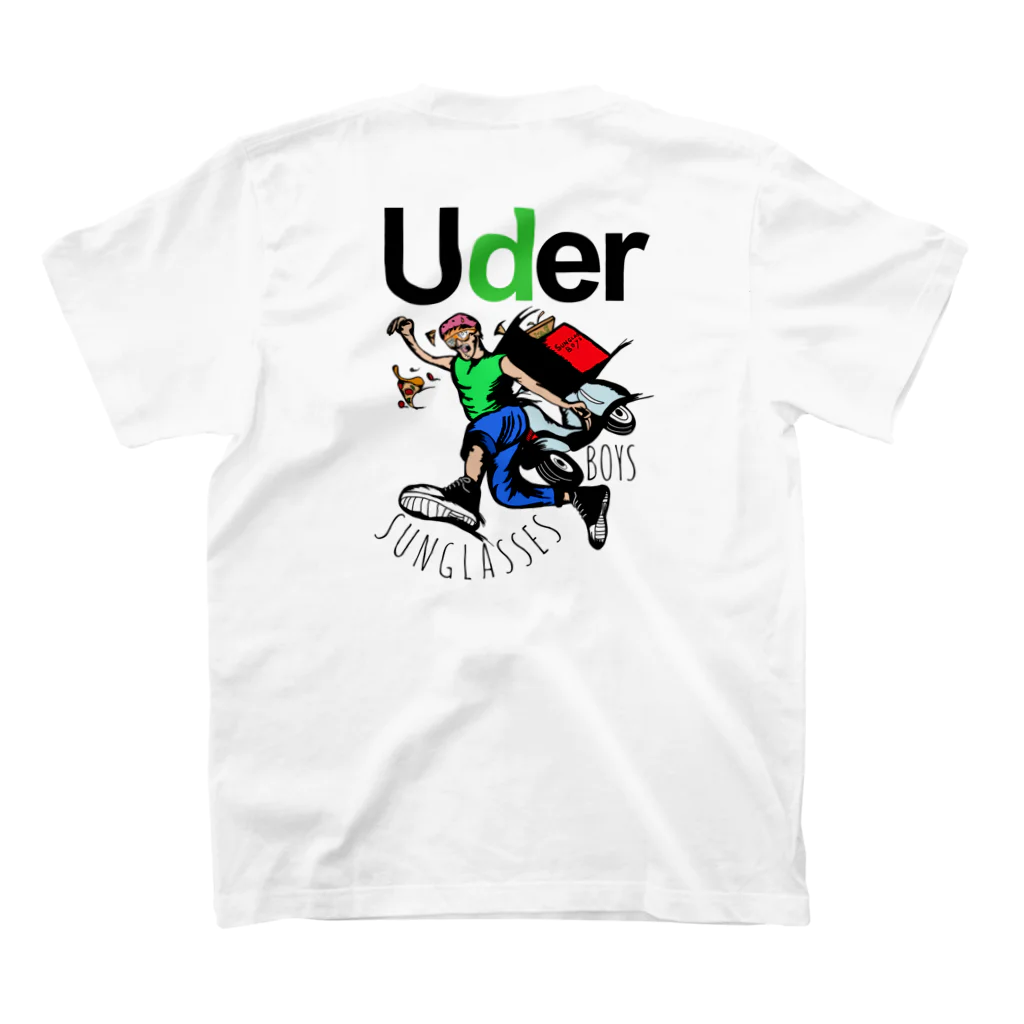 Sunglassesboys®︎のSUNGLASSES BOYS.    “Uder” スタンダードTシャツの裏面