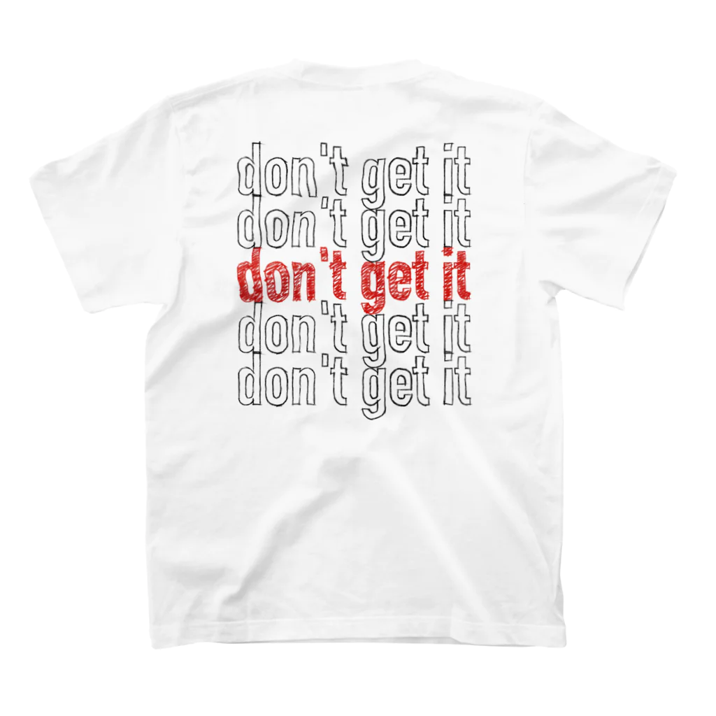 VIRGOのdon't get it Regular Fit T-Shirtの裏面