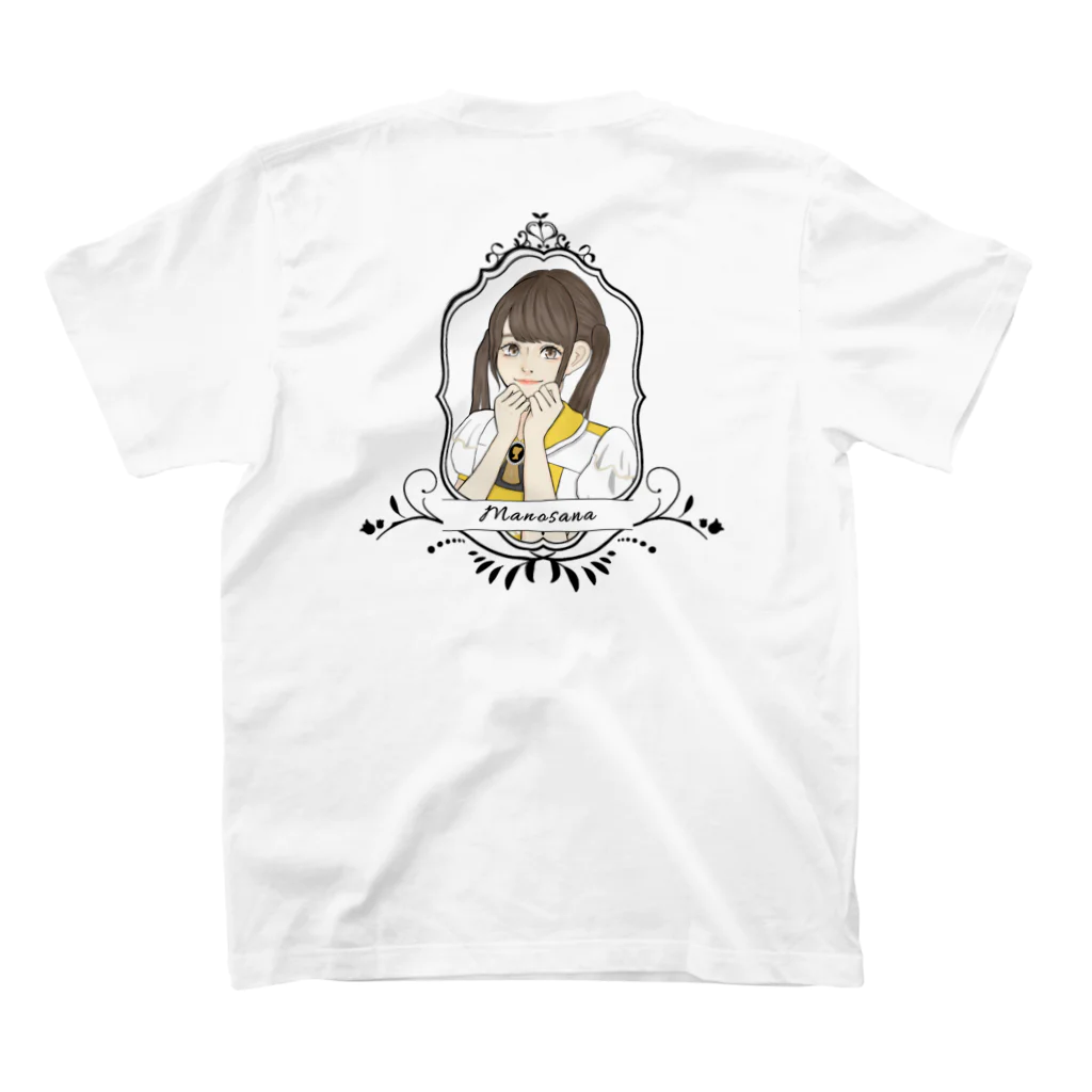 idolclassの真野紗奈生誕祭2021 スタンダードTシャツの裏面