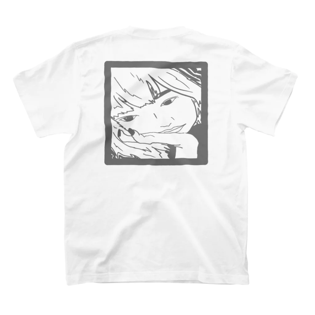 Diggin' the Donuts'のサイケデリックガール スタンダードTシャツの裏面