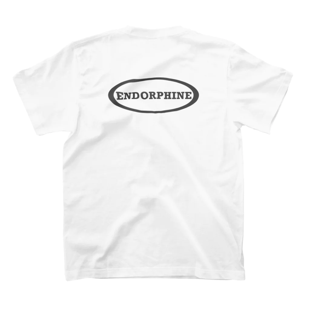 ENDORPHINEのENDORPHINE LOGO TEE　ホワイト スタンダードTシャツの裏面