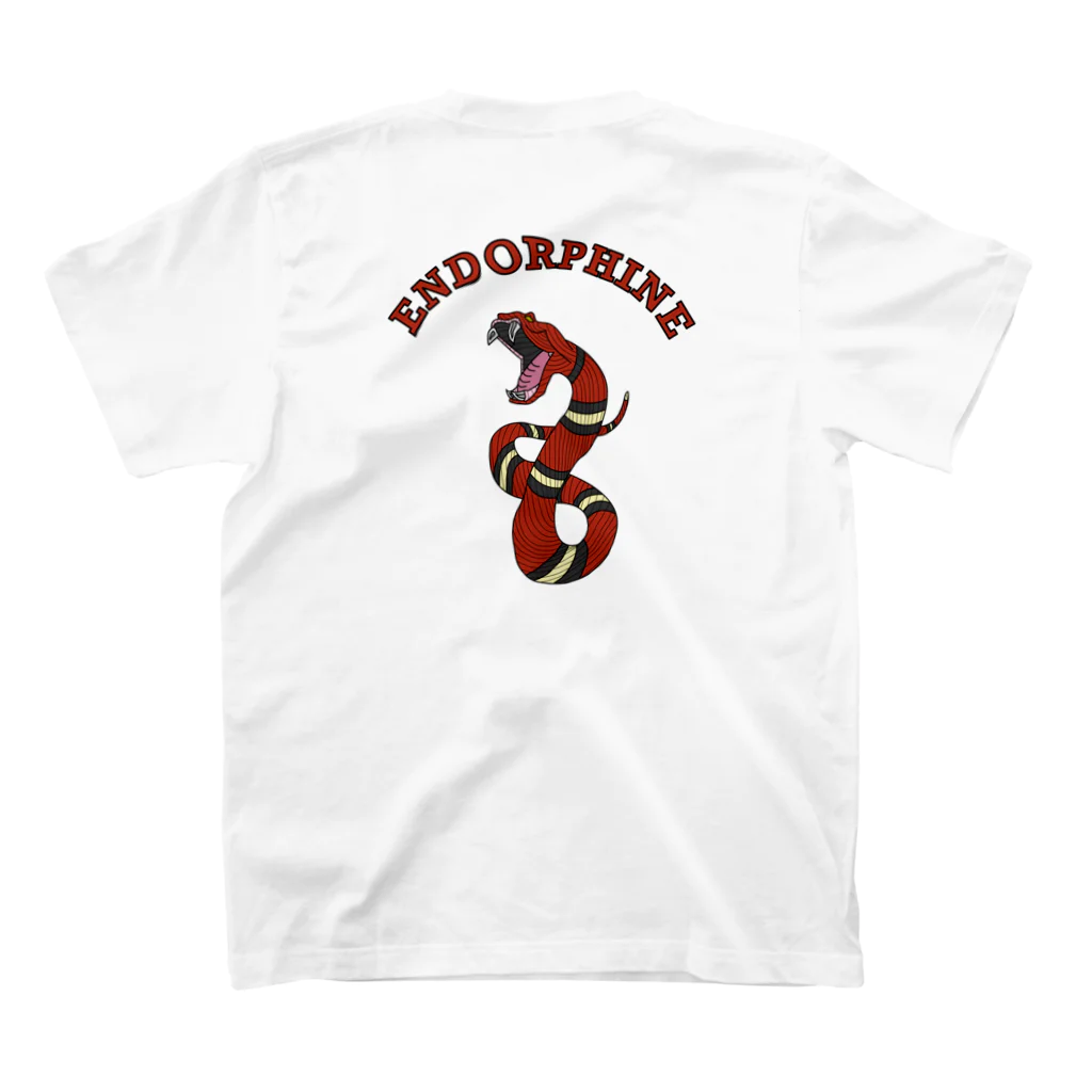 ENDORPHINEのsnake TEE スタンダードTシャツの裏面