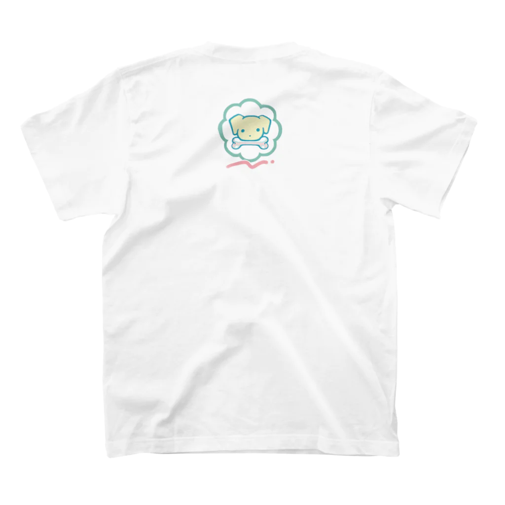 Tomei_Ningenのおだやかな時間　いぬ スタンダードTシャツの裏面