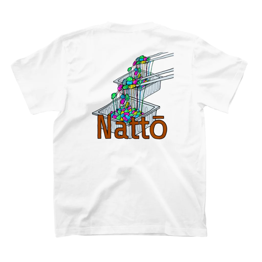 WOIWOIWOIのNattō スタンダードTシャツの裏面