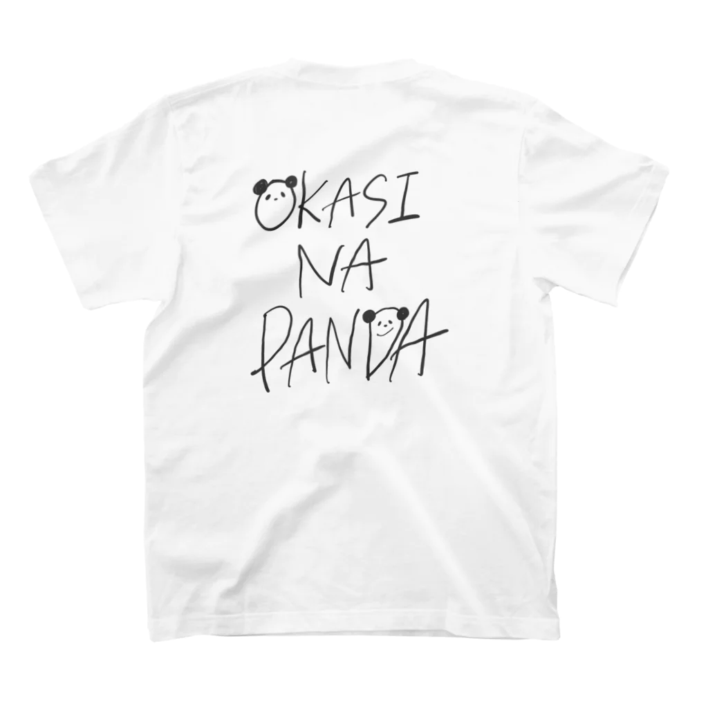 OKASI NA PANDAのぱんだＴ　OKASI NA PANDA スタンダードTシャツの裏面