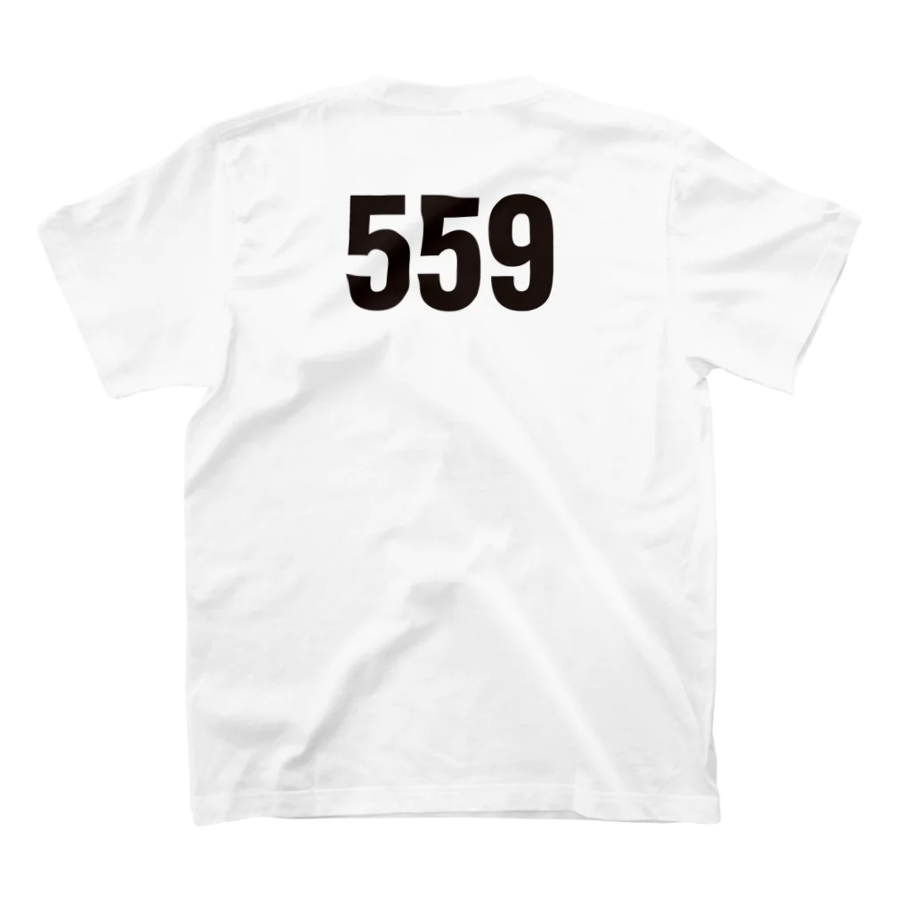 syrupsの559 スタンダードTシャツの裏面