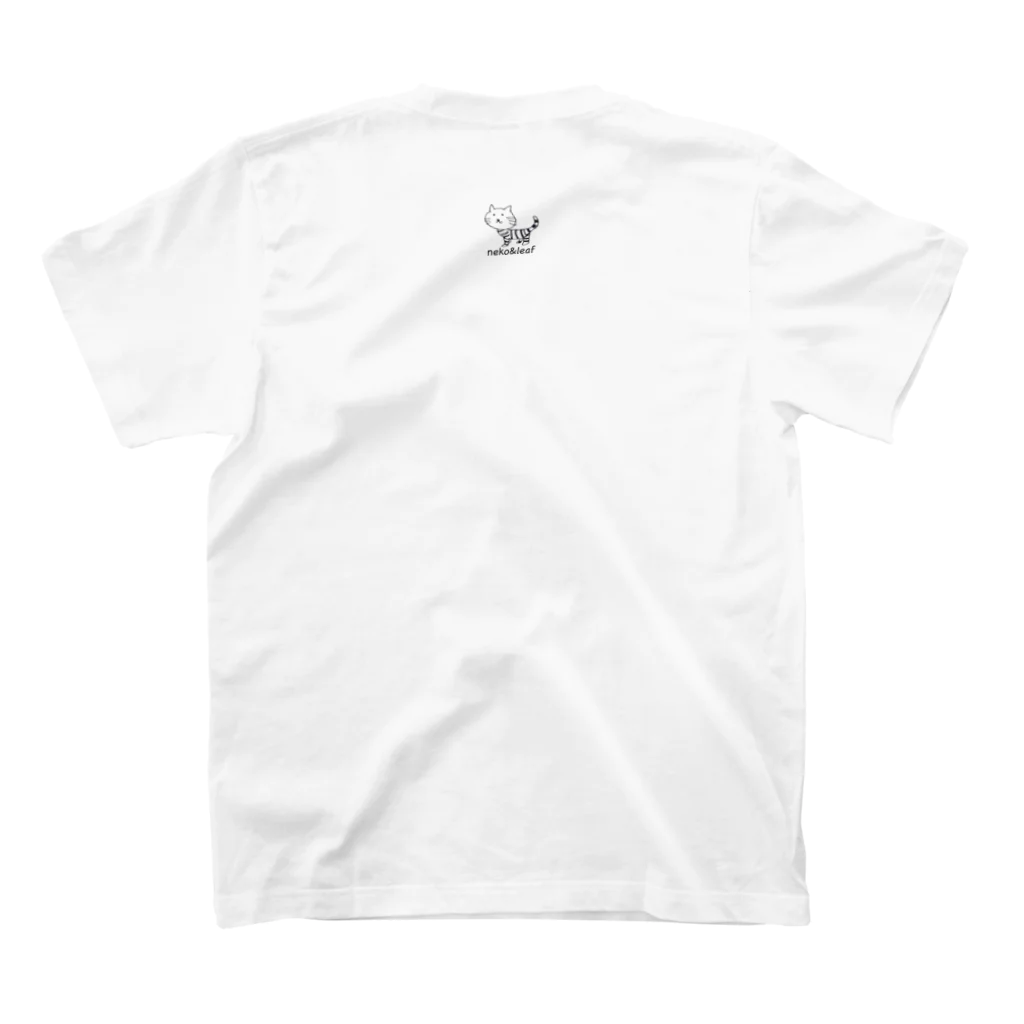 neko_leafのおハゲ猫 Regular Fit T-Shirtの裏面