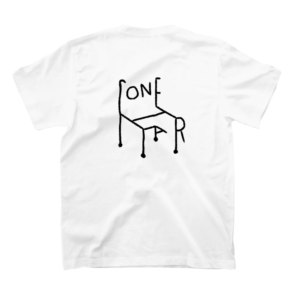 ONE CHAIR オンラインショップのONE CHAIR Regular Fit T-Shirtの裏面