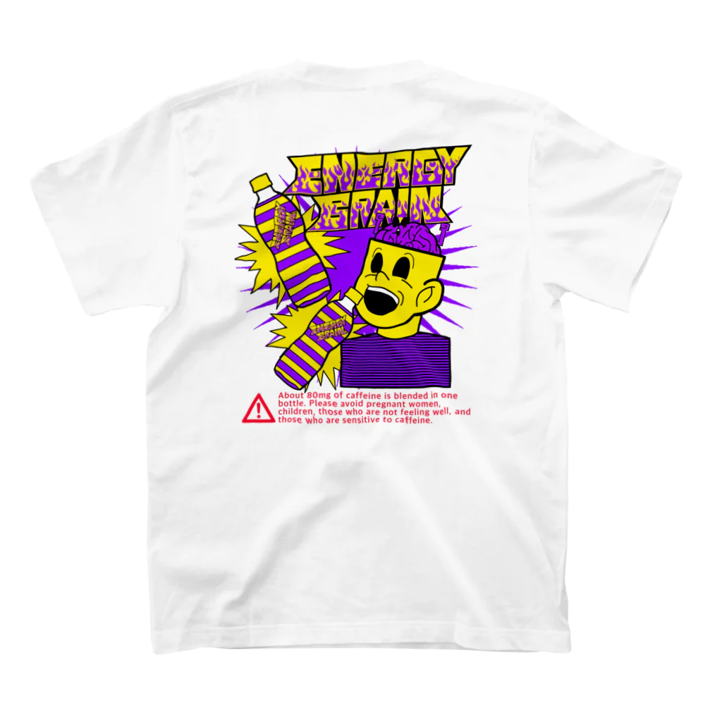 SHOGOのEnergy Brain背面 スタンダードTシャツの裏面