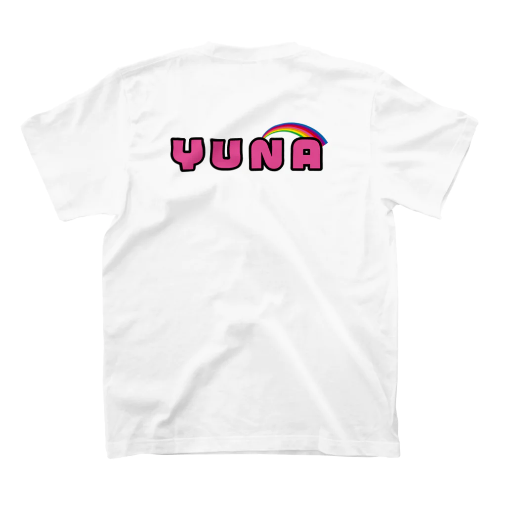 7人兄弟★限定グッズの背中に長女★Yuna スタンダードTシャツの裏面