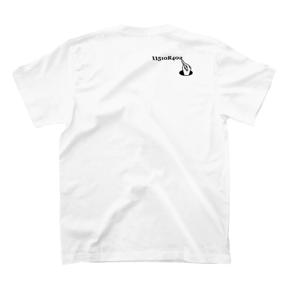 yajicongoodayのLook up(typeE) スタンダードTシャツの裏面