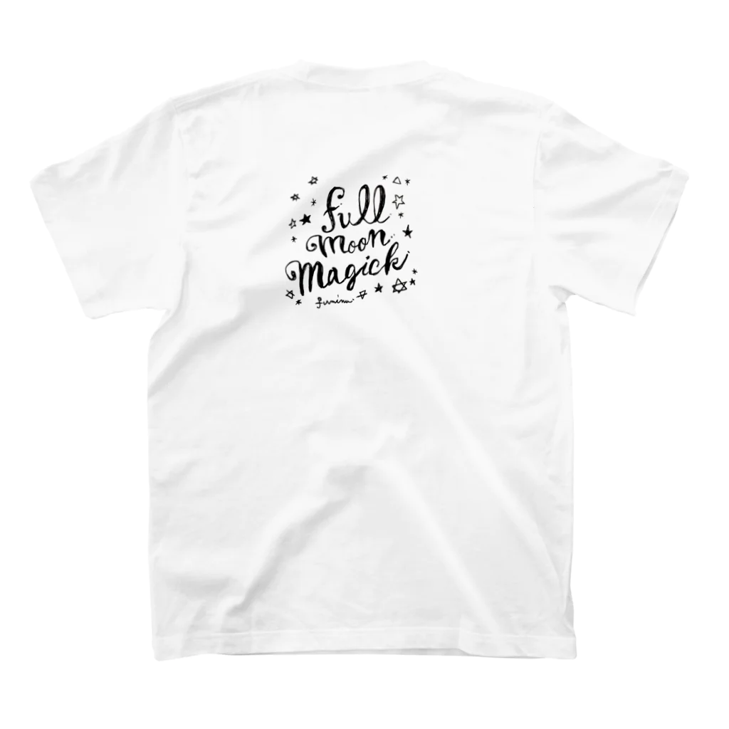 Fuminu's Witch Craft のfull moon magick スタンダードTシャツの裏面