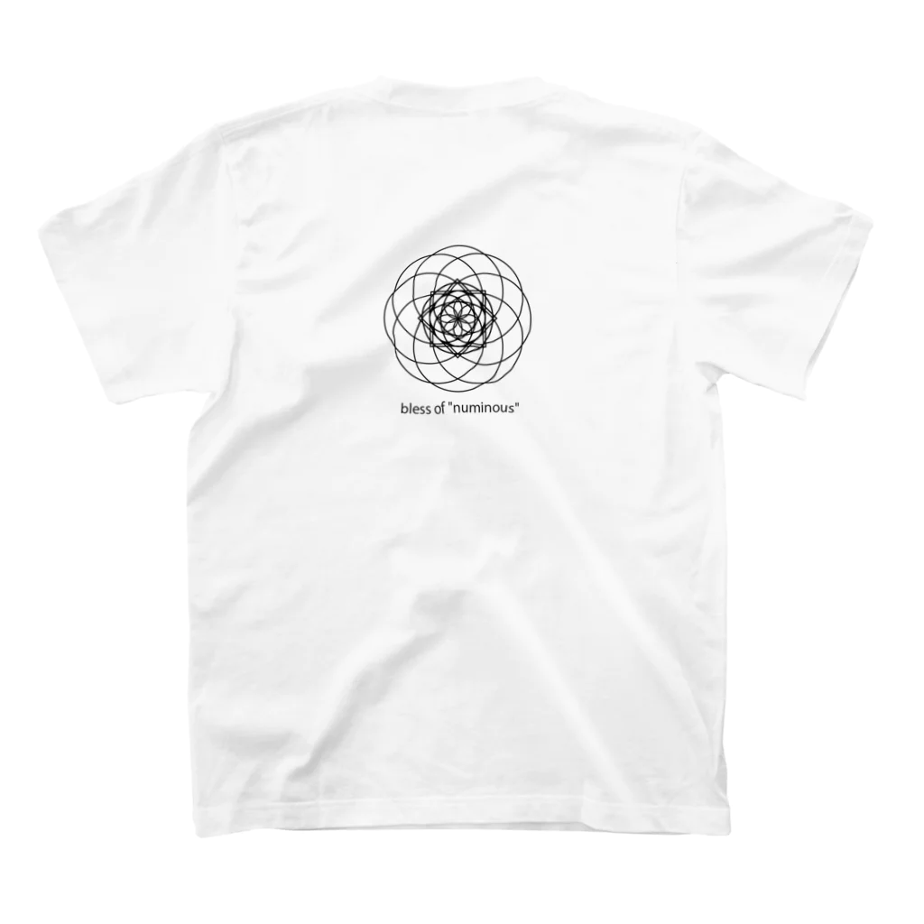 ドライアド公式認定ショップのbless of "numinous" スタンダードTシャツの裏面