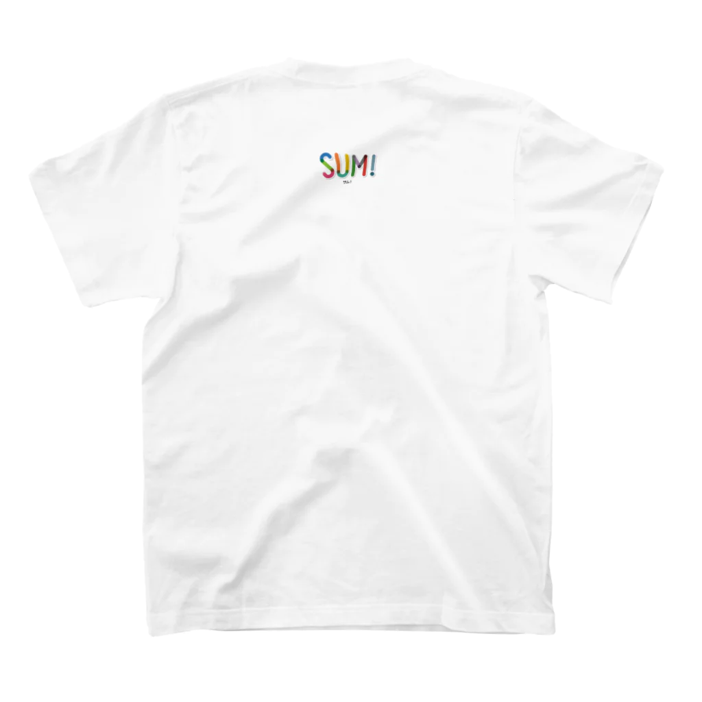 あんふぁにのすうじパズル SUM! 公式キャラクター スタンダードTシャツの裏面