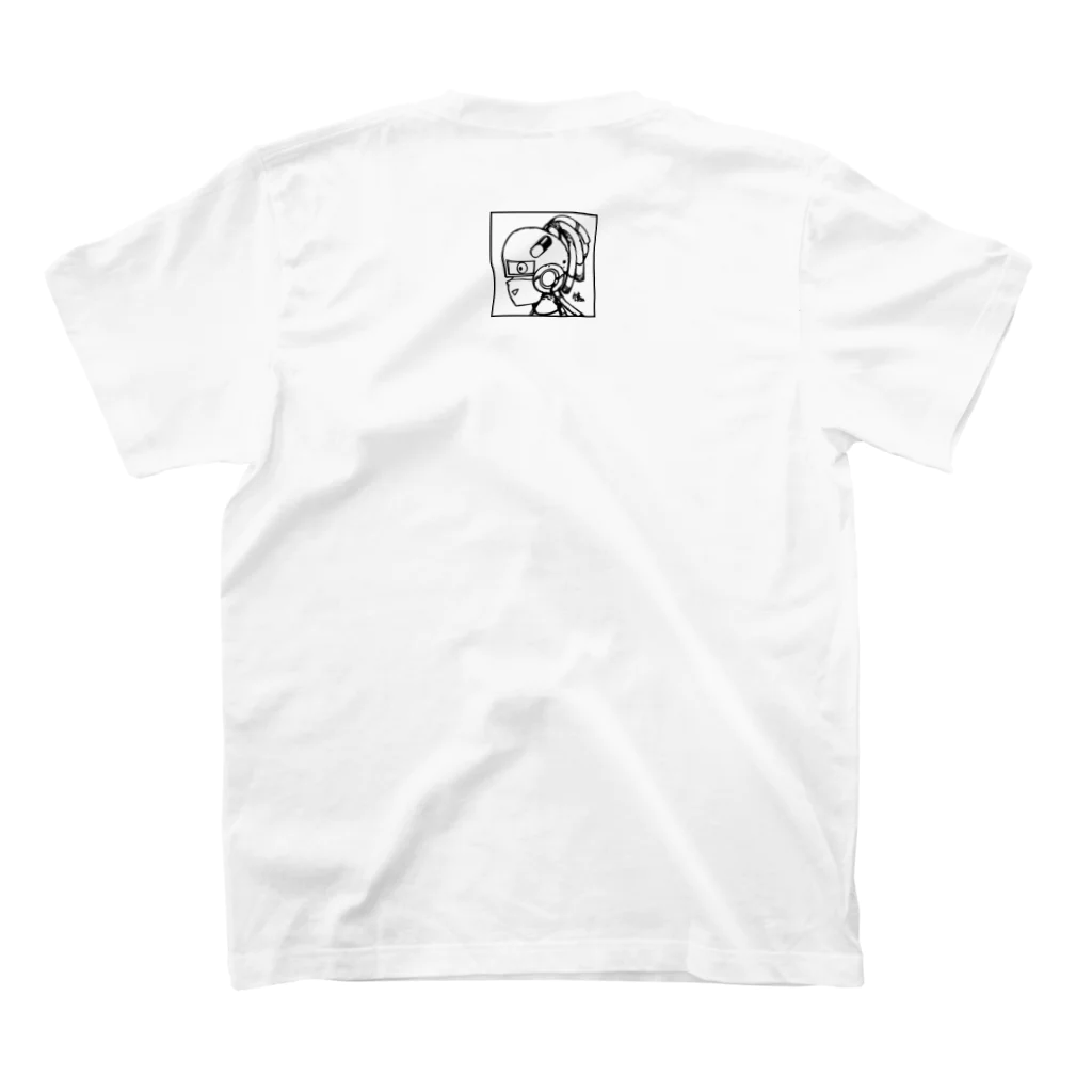 SHINN.U ONLINEのTATENAGA/ロゴ黒 スタンダードTシャツの裏面