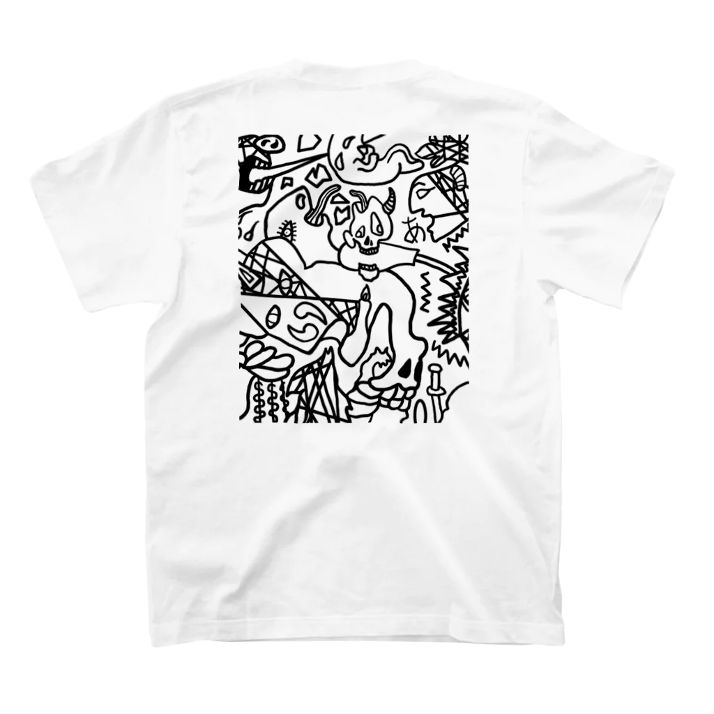 いぇいのゲルニック　白 Regular Fit T-Shirtの裏面