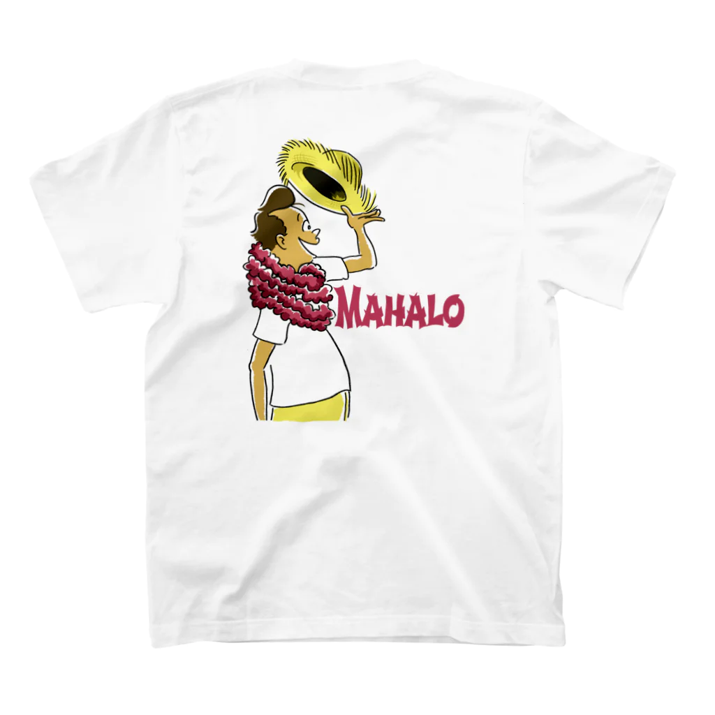 PPBOBBY13のAloha & Mahalo スタンダードTシャツの裏面