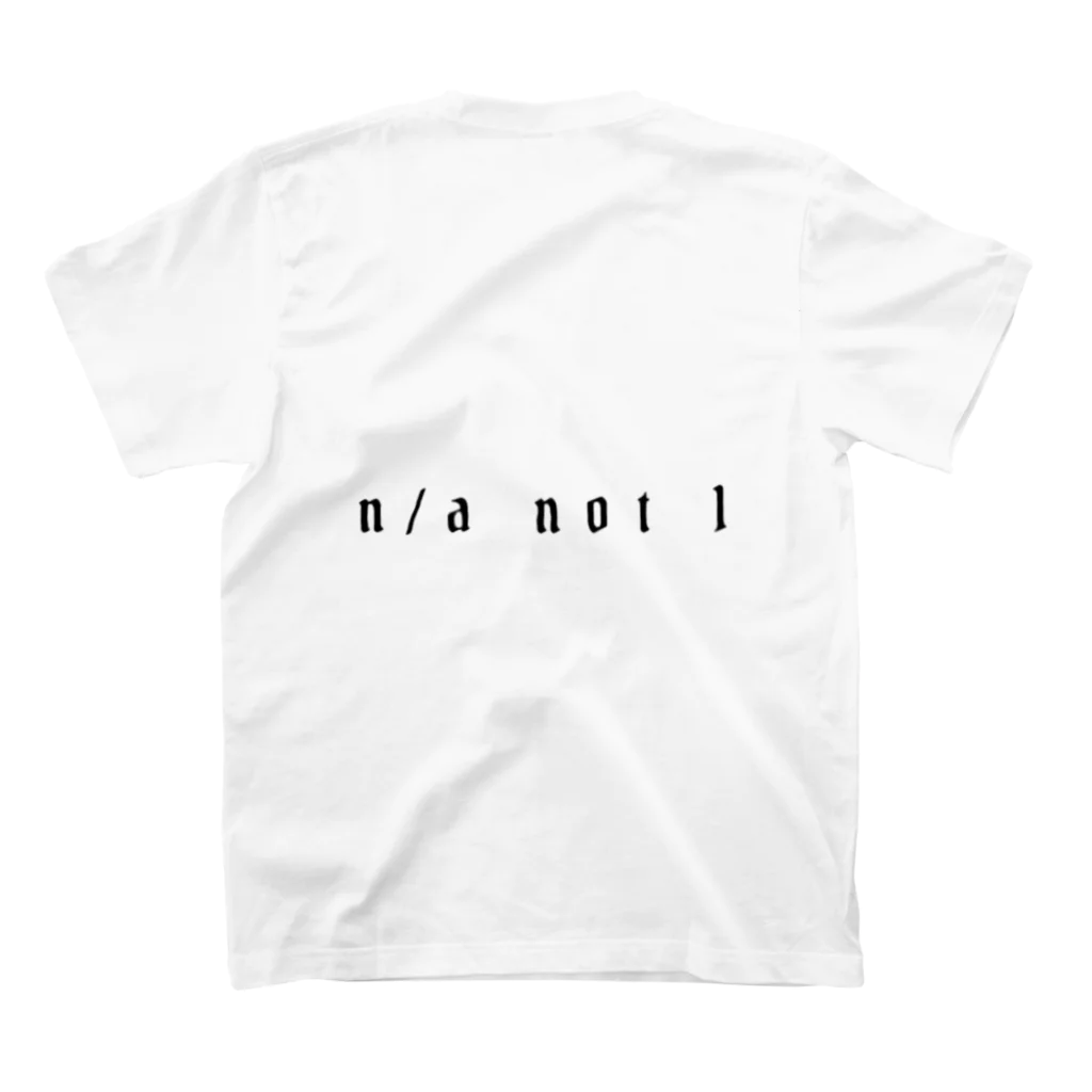 n/a not 1（ナノトーン）のn/a not 1 ロゴ Regular Fit T-Shirtの裏面