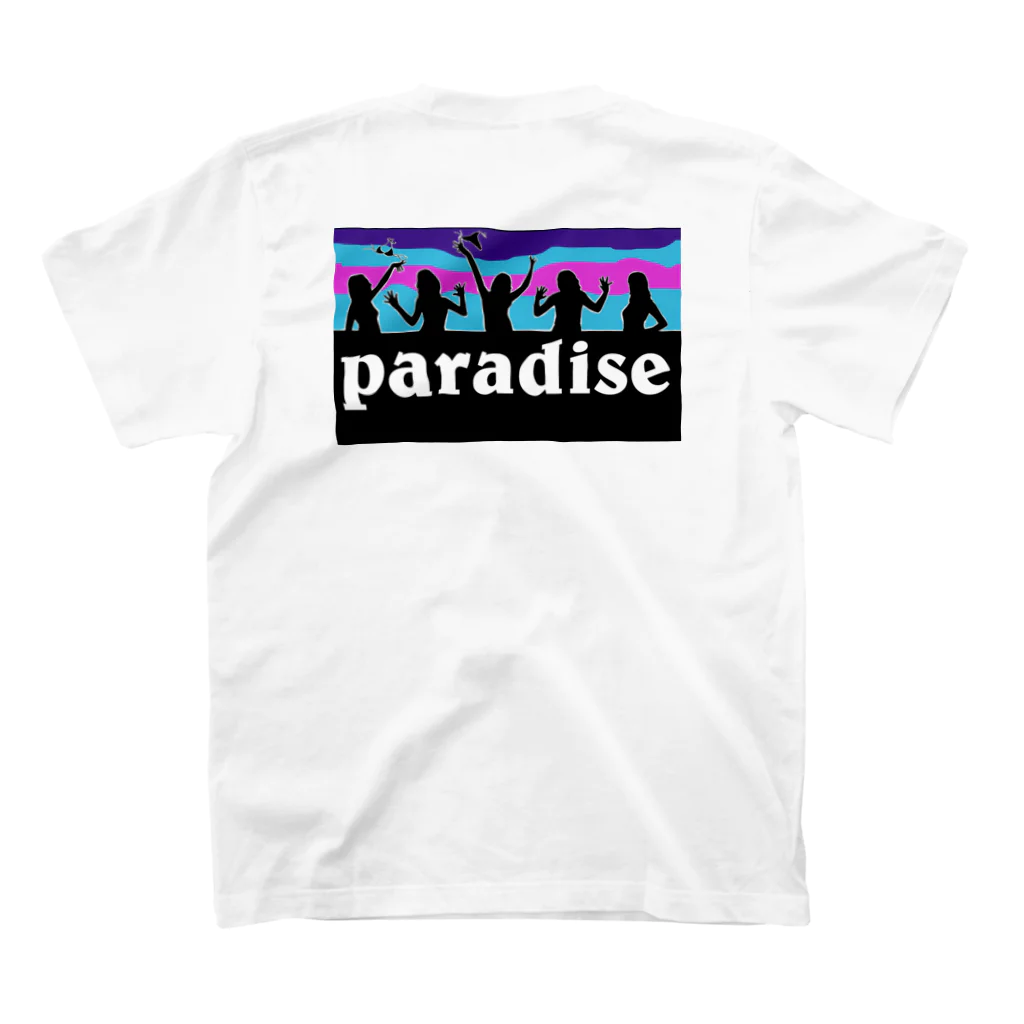 Brain stormのParadise(バックプリント) Regular Fit T-Shirtの裏面